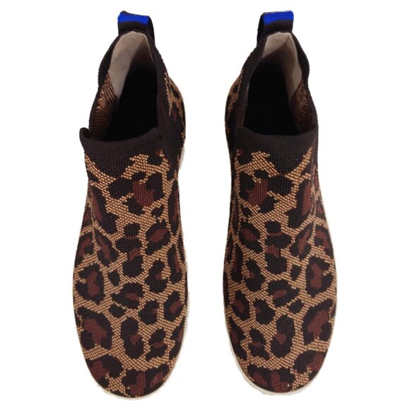Rothy's Chelsea Sneaker Boot in Wildcat Leopard/Cheetah Print - Picture 5 of 9